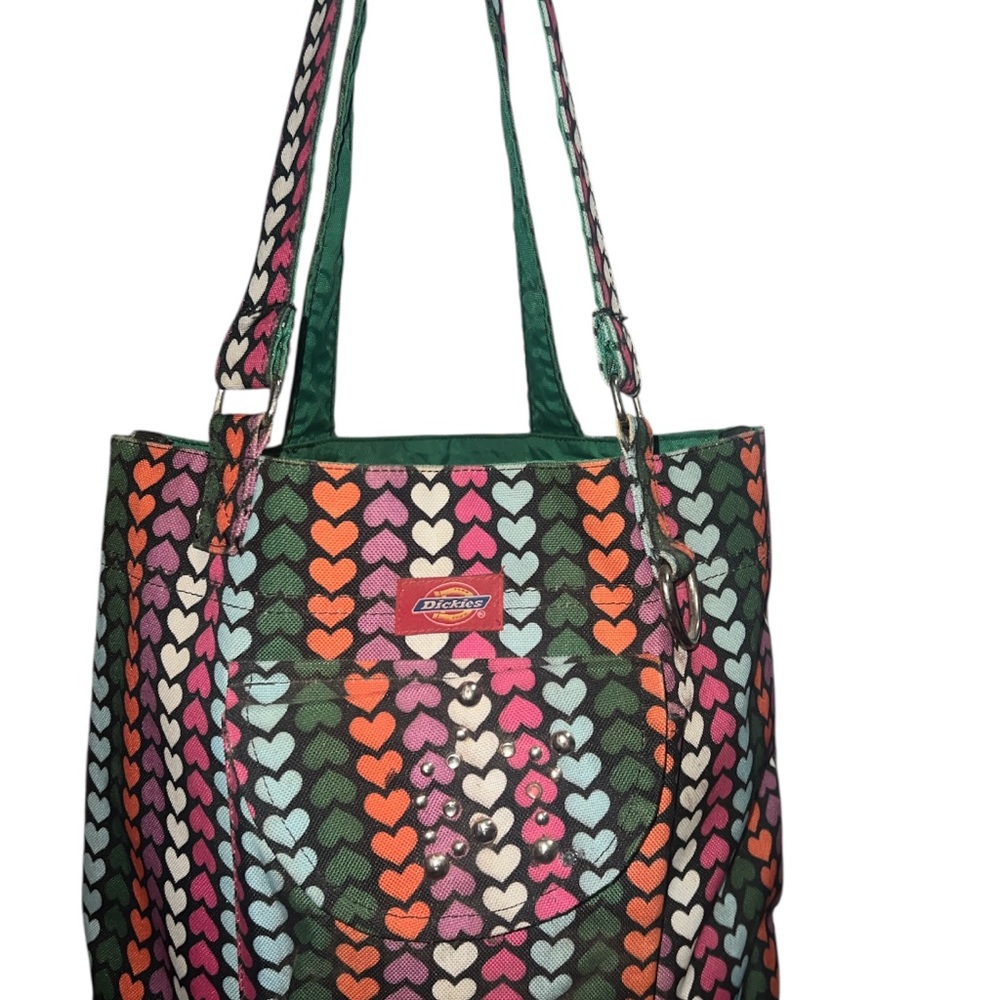 Dickies Multicolor Heart Pattern Tote Bag
